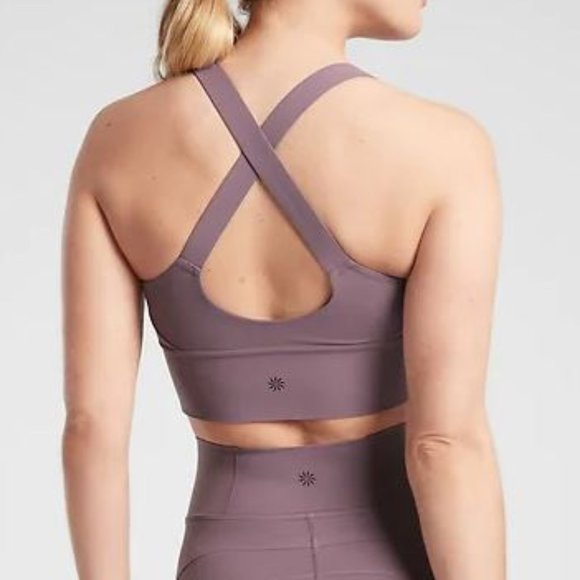 Athleta Other - NWT Athleta Purple Formation Longline Sports Bra